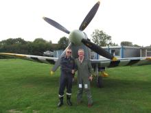 Self with Cliff Spink and PV202 a T9 Spitfire
