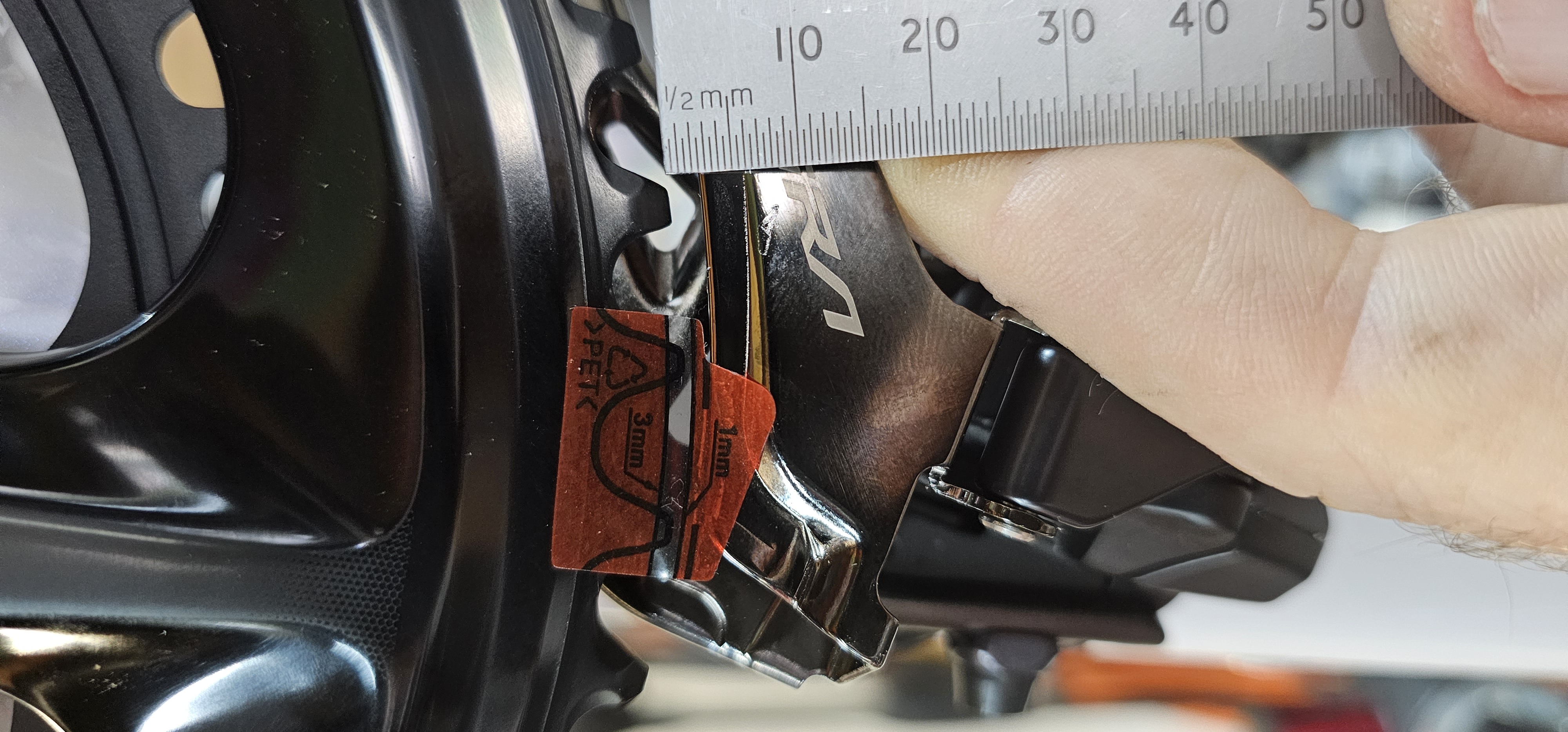 Front derailleur height