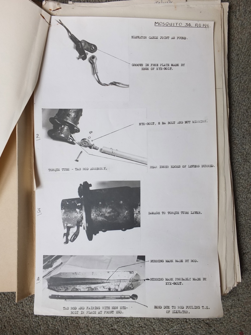 Page of Report